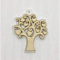 Formoso Albero della Vita Legno Intagliato Idea Decorazione bomboniera 5 cm 12 pz Art CA114
