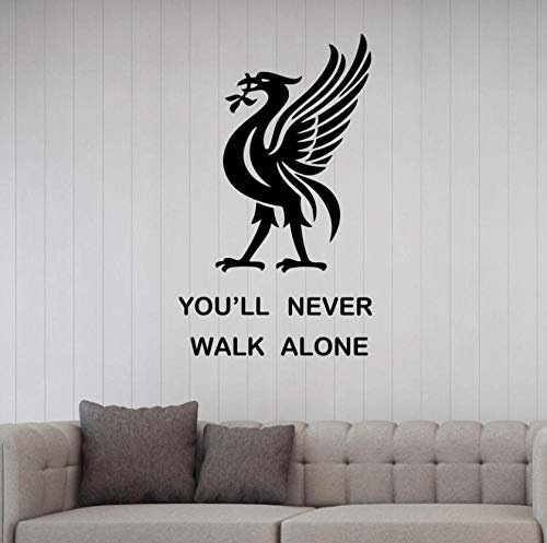 Autocollant Mural D'Inspiration Oiseau Anglais Autocollant De Décoration De Bureau De Salon De Chambre À Coucher Papier Peint Vinyle Personnalité Art Decal 57x96cm