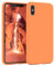 EAZY CASE - Silikon Hülle für iPhone XS Max Hülle weich stoßfeste Schutzhülle mit Kameraschutz Handyhülle iPhone XS Max Silikonhülle Dünn mit Premium Schutz TPU Cover Phone Case in Orange