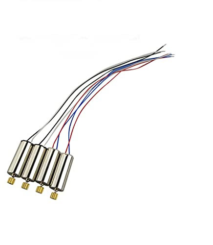 ZYGY 4pcs CW/CCW Motoren mit Messingzahnrädern für Hubsan X4 H502S H502E H216A RC Drohne
