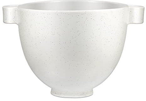 KitchenAid Keramikschüssel für alle 4,5–5 Quart Standmixer KSM2CB5PSS, gesprenkelter Stein