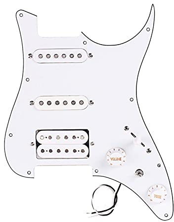 Geladener vorverdrahteter Geladene Prächtige Pickgele SSH. Alnico Für Stratocaster E-Gitarre Pickguard ​Vorverkabelt