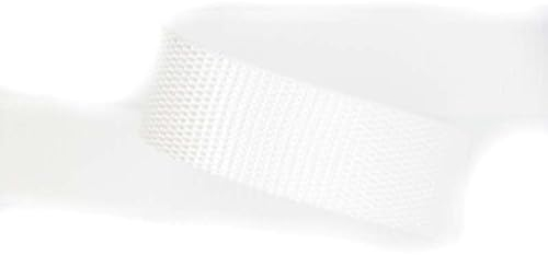 30mm | 5m Gurtband | Farbauswahl I 100% Polypropylen (weiß, 25mm)
