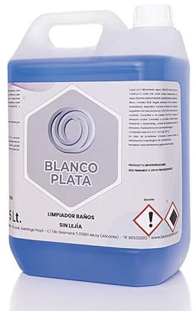 Blancoplata - Limpiador Baños WC sin Lejía con Aroma Cítrico - Formato Garrafa 5 Litros
