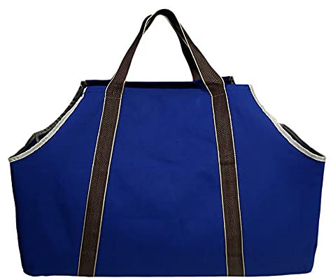 Duendhd Aufbewahrungs Halter TräGer Canvas Brennen Tasche Durable Feuerholz Tote Draussen Tragbar Organisator Tote Tasche - E