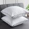 BedStory Kissen,Kopfkissen 80x80 cm 2er Set, orthopädisches Seitenschläferkissen mit Mikrofaser Füllung, atmungsaktives Schlafkissen Sitzkissen Sofakissen, weich Aber fest 2X 1500g