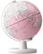 Globe Pratique éclairé avec Support, Lampe Globe terrestre Rose, 5 Couleurs, veilleuse LED, Globes de Terre pour Enfants, Apprentissage décoratif (20 cm/7,8 20 cm/7,8)