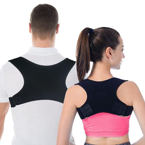 AstralGrip Haltungskorrektor für Frauen und Männer, verstellbare Rückenstütze mit Rückenstrecker zur Schmerzlinderung und Haltungsunterstützung für Hals/Rücken/Schultern