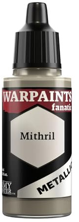 The Army Painter Warpaints Fanatic Pigment métallique Peinture de loisirs 18 ml (mithril)
