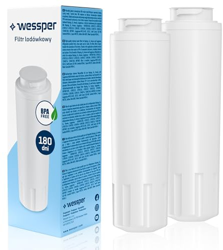 Wessper Wasser Filter für Kühlschrank, Ersatz Wasserfilter 67003523 67003526, Kompatibel mit LG, Maytag, Amana, Gaggenau Kühlschränke, Aktivkohlefilter für Kühlschrank - 2 stück