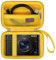 Elonbo Kameratasche für Sony RX100 VII/ RX100 VI/ RX100 V/ RX100 IV/ RX100 III Kompakt Digitalkamera, Sony Vlogging Kamera Reisetasche, Gelb