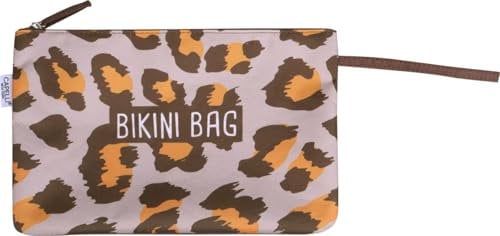 Capelli New York - Bikini Tasche - Leopard - Beige Combo