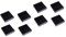 VALICLUD 8 Stk Taschenuhrgehäuse Uhrenarmband Herrenuhren Aufbewahrung von Uhrenbändern Uhrenboxen Tabletts plano Halter Taschenuhr Schmuckkästchen für Taschenuhren Black