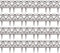 Esschert's Garden Bordure de Jardin en Fonte Victorienne Lot de 20
