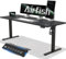 Airfish Höhenverstellbarer Schreibtisch 160x70cm mit USB-Buchse, Schreibtisch Höhenverstellbar Elektrisch mit Memory Funktion, 73-118cm,Schwarz
