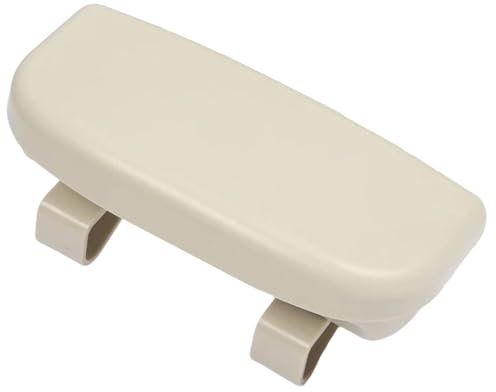 Eiflayn Auto Brillenhalter,Auto Sonnenbrillen Etui,Auto Sonnenbrillenhalter,Auto Sonnenbrillenhalterung Brillen,Aufbewahrungsbox für Auto Sonnenblende (Beige)