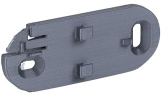 Plaque de suspension de rechange pour carillons Honeywell DCP-311, DCP-511 et DCP-911 (argent)