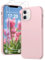 PuyaTeya 3 in 1 Hülle für iPhone 11, mit 2 Stück 9H Panzerglas Premium Liquid Silikon Hülle, mit 4-Layer stoßfeste abriebfestes, Soft Mikrofaserfutter Kratzfes Schutzhülle für iPhone 11(Rose)