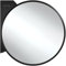 tectake® Specchio da Parete Rotondo, Design Minimalista, Cornice in Alluminio Anodizzato, Superficie senza Distorsioni, Montaggio Semplice, Specchio Moderno, Bagno, Soggiorno, Camera da Letto – Ø 60cm