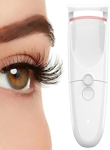 Elektrischer Eyelash Curler, wiederaufladbar, Lash Tool, schnelles Heating Design, Anti-Scalding Safety, lange Lasting Curl, 4,69 x 1,5 x 0,71 Zoll, perfekt für Make-up, Shopping und besondere Anlässe