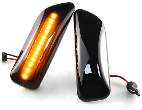 Huhpa 2 Stücke Vorderseite Marker Blinker Kontrolllampe Licht for Volvo V70 S60 S80 XC70 XC90 2000-2009