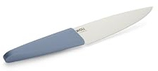 Woll – Cutting Edge Kochmesser kompakt 16 cm – Universelles Küchenmesser aus deutschem Edelstahl DIN 1.4116 – ergonomischer Griff blau – Scharfes Kochmesser für Fleisch, Fisch & Gemüse