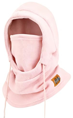 AYPOW Thermo Fleece Sturmhauben Winter, Winddichte Balaclava Gesichtsmaske, Warme Fleecefutter Skimaske Weicht Verstellbare Kapuze Hut Motorrad Fahrrad für Herren Damen Outdoor Skifahren