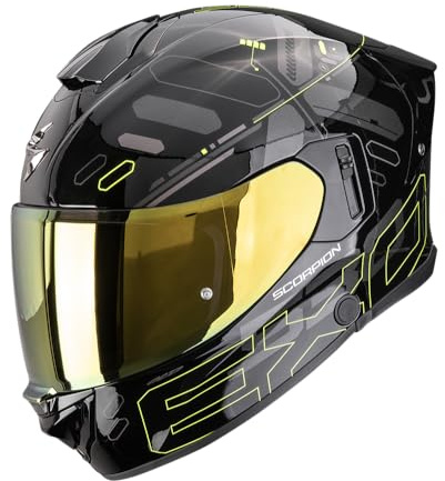SCORPION EXO-530 AIR FOND Black-Neon Yellow M