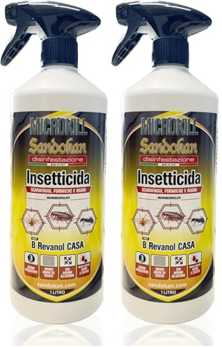 Insetticida Multinsetto Uno Contro Tutti Azione Abbattente Repellente Formato 750ml + 250ml Gratis (Confezione da 2)