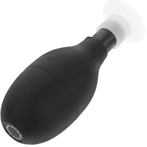 Amosfun Ventouse pour Lentilles en Silicone Noir, Outil de Nettoyage Facile à Transporter, Nettoyeur de Traces et Empreintes pour Lentilles et Composants Couleur Couleur Aléatoire