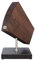KAI drehbarer Messerblock 360° aus Walnuss mit Granitboden - Premium Holz - Platz für 6-8 Messer, zweiseitig magnetisch - Abmessung 31 x 18 x 34 cm