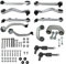 ATEC 31186094 1X Querlenkerset REPARATURSATZ VORDERACHSE 8-TEILIG MIT 4x QUERLENKER OBEN VORNE/HINTEN LINKS/RECHTS +4X QUERLENKER UNTEN VORNE/HINTEN LINKS/RECHTS +SCHRAUBENSATZ KOMPLETT