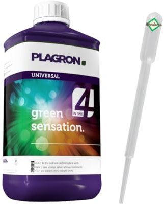 Plagron Green Sensation 1 Liter - Blütestimulator Blüte Booster Grow Anbau Indoor Dünger Tomaten Gurken Organischer Bio Flüssigdünger