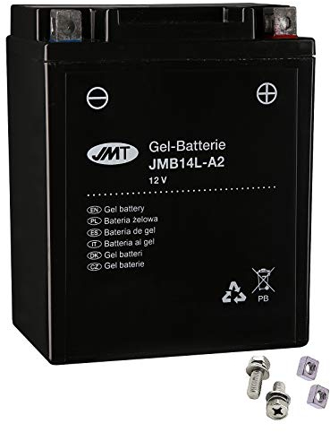 YB14L-A2 Gel Batterie für GSX-R 1100 Baujahr 1986-1992 von JMT