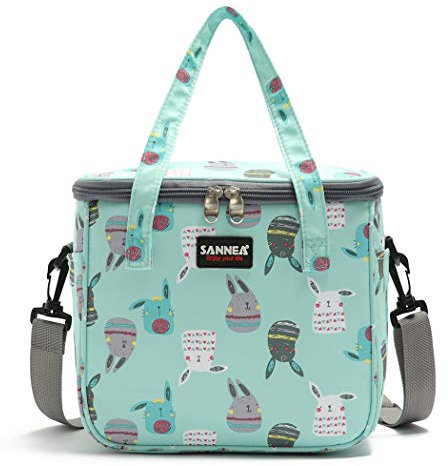 SAMERIO Bolsa Termica Porta Alimentos Loncheras Para Mujeres 9L Hermética Bolsa Térmica Plegable Nevera Tela Bolsas Comida Nevera Almuerzo para Adultos Mujer Niñas Trabajo Escuela Playa Camping