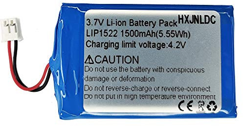 Batteria DC 3.7V 1500mAh per Sony PS4 sostituzione della batteria del controller (CUH-ZCT1U, CUH-ZCT1E, CUH-ZCT1A, CUH-ZCT1H, 2015 e modelli precedenti), lip1522, gen 1, vecchia versione, spina grande
