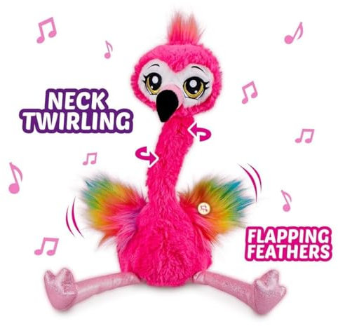 Zuru Pets Alive-Le Flamant Dansant, 9522, Multicolore