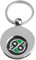 H 96 Hannover 96 Schlüsselanhänger mit Einkaufschip, Metallisch Silber, Minimalistisch, Unisex-Erwachsene, Fußball-Fans, Hannover 96-Anhänger, Erwachsene
