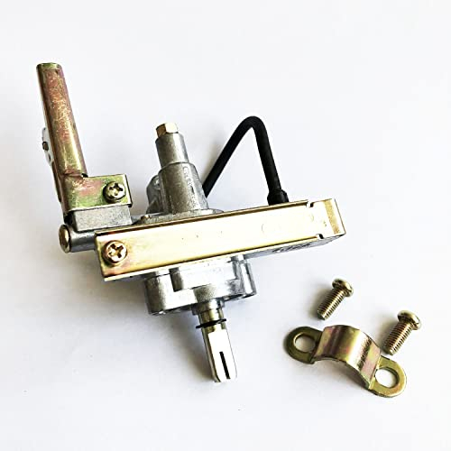 0 Degree BBQ Grill Gas Valve, Main Thrower Valve LP Fits for Many Grills Brands, Valve Stem 8mm, Orifice 1.05mm for LP