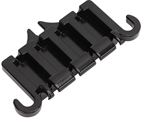 Ponts à 4 cordes, pont de basse en métal avec vis de montage pour guitare électrique et basse(le noir)
