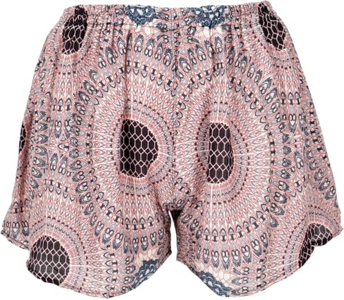 GURU SHOP Leichte Pantys, Print Shorts, Viskose, locker geschnitten | Sommerlicher Print, elastischer Bund, vielseitig kombinierbar, ideal für warme Tage.