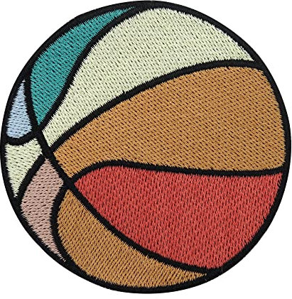 Finally Home Retro Basketball Patch zum Aufbügeln | Vintage Patches, Sport Bügelbild, Ball Aufbügler, Aufnäher