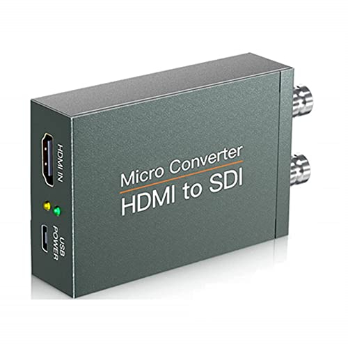 HDMI vers SDI Converter, HDMI vers 2 Ports SDI Converter, Audio Embedder Supports HDMI 1.3 1080P, 3G/HD-SDI Auversmatic Format Detection