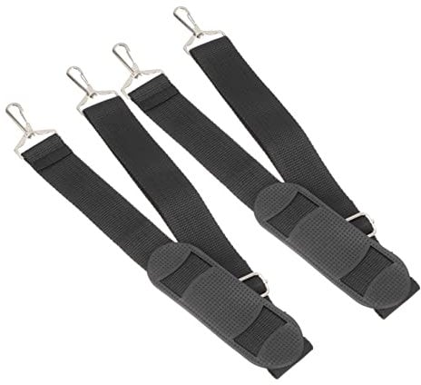 Milisten Violin & Guitar Case Strap Bag with Belt & Organizer - Thicken Canvas for Backpack Instrument Container