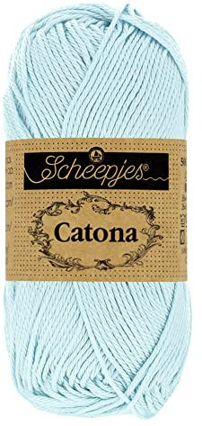 Scheepjes - Scheepjes Catona 509 Baby Blue Yarn - 10x50g