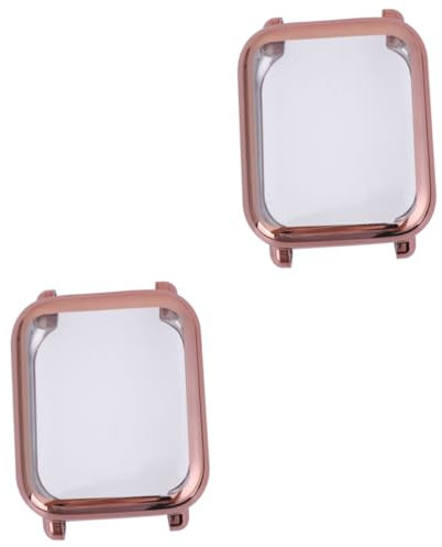 jojofuny 2stücke Uhrengehäuse Schutzhülle Für Bip Stylisches Leichtes Und Robustes Design Kompatibel Mit Band Roségold Kratzfest Installieren Schützt Vor Schmutz Und