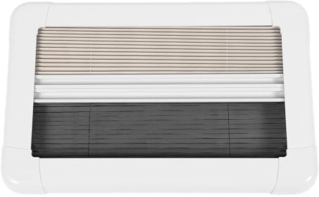 Tbest Fenêtres Plissées pour Camping-Car avec Moustiquaire, Stores Intérieurs de Fenêtre de Camping-Car de 20 X 12 Pouces avec Protection D'écran, Fenêtre Plissée pour Camping-Car,