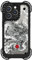 CASETiFY Ultra Bounce Schutzhülle für iPhone 15 Pro [10 x Falltest in Militärqualität, 10 m Fallschutz/kompatibel mit Magsafe] – Power Dragon von Gabe Shum – Transparentes Schwarz