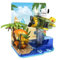 BlueBrixx Pro 107371 – Snoopy und Woodstock am Strand aus Klemmbausteinen mit 378 Bauelementen
