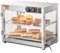 VEVOR 2-stufiger kommerzieller Speisenwärmer, 800 W Speisenwärmer mit Licht zur Aufwertung der Speisenpräsentation, 30 °C bis 85 °C Temperaturregelung, 58 L, geeignet für Hamburger, Pizza, Brot